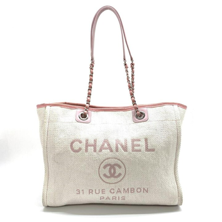 楽天市場】CHANEL シャネル A67001ドーヴィルMM トートバッグ チェーン 