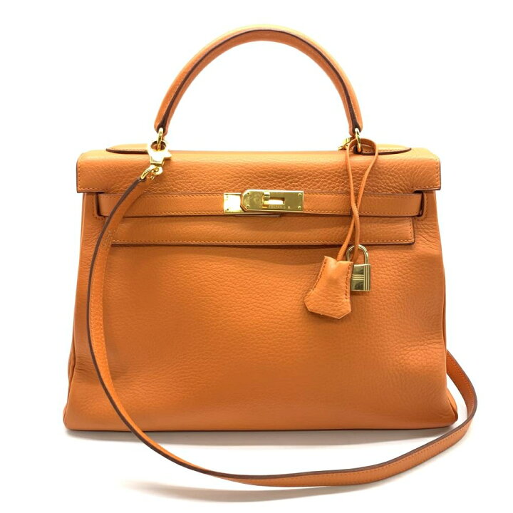 楽天市場】HERMES エルメス ケリー32 内縫い オレンジ トリヨン  