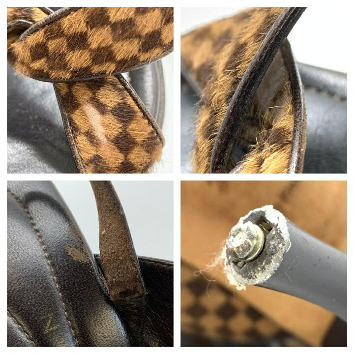 楽天市場】LOUIS VUITTON ルイヴィトン ダミエ ソバージュ ヒール 