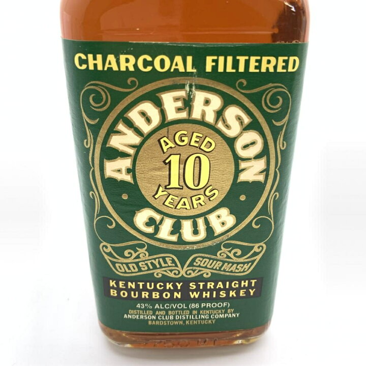楽天市場】ANDERSON CLUB アンダーソンクラブ 10年 バーボンウイスキー 