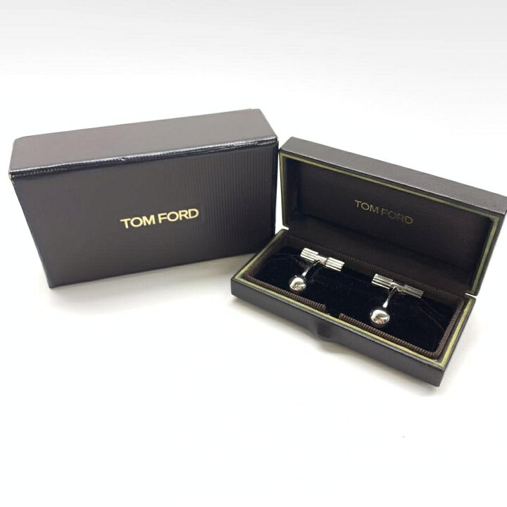 楽天市場】TOM FORD トムフォード カフス K18 20.6g ホワイトゴールド 