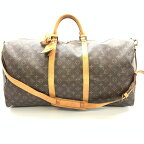 LOUIS VUITTON ルイヴィトン M41412 キーポル55 バンドリエール ボストンバッグ 旅行かばん モノグラム ブラウン 管理HS37299