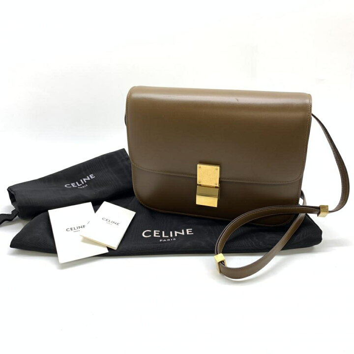 楽天市場】CELINE セリーヌ 189173 クラシックボックス ミディアム  
