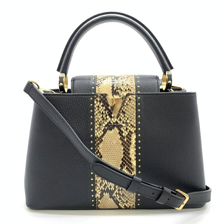 楽天市場】LOUIS VUITTON ルイヴィトン N94220 カプシーヌBB パイソン 