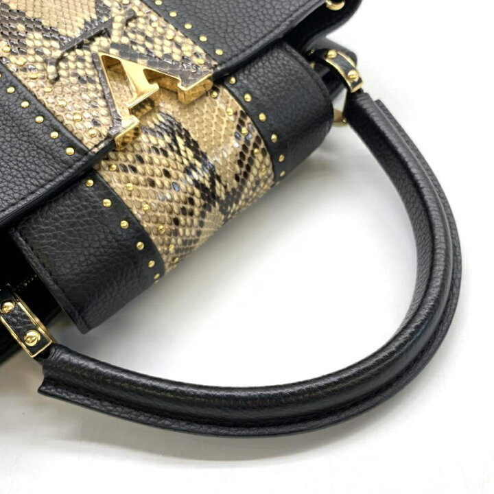 楽天市場】LOUIS VUITTON ルイヴィトン N94220 カプシーヌBB パイソン 