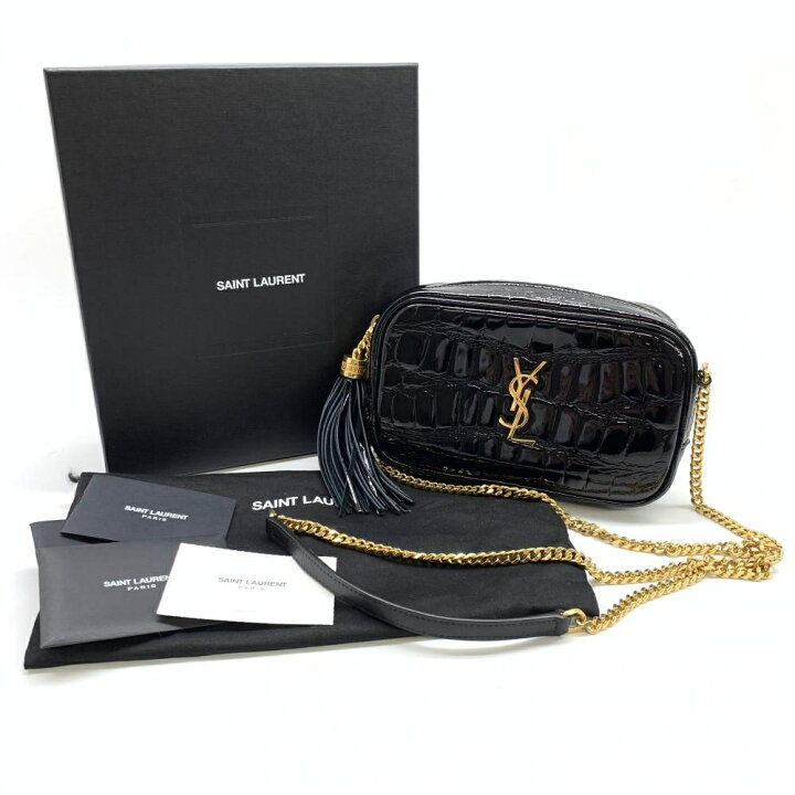 楽天市場】Saint Laurent サンローラン LOU ルー ミニバッグ フリンジ 