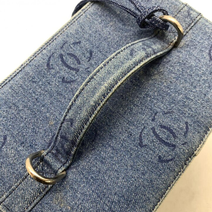 楽天市場】CHANEL シャネル ヴィンテージ デニム バニティ ショルダー 