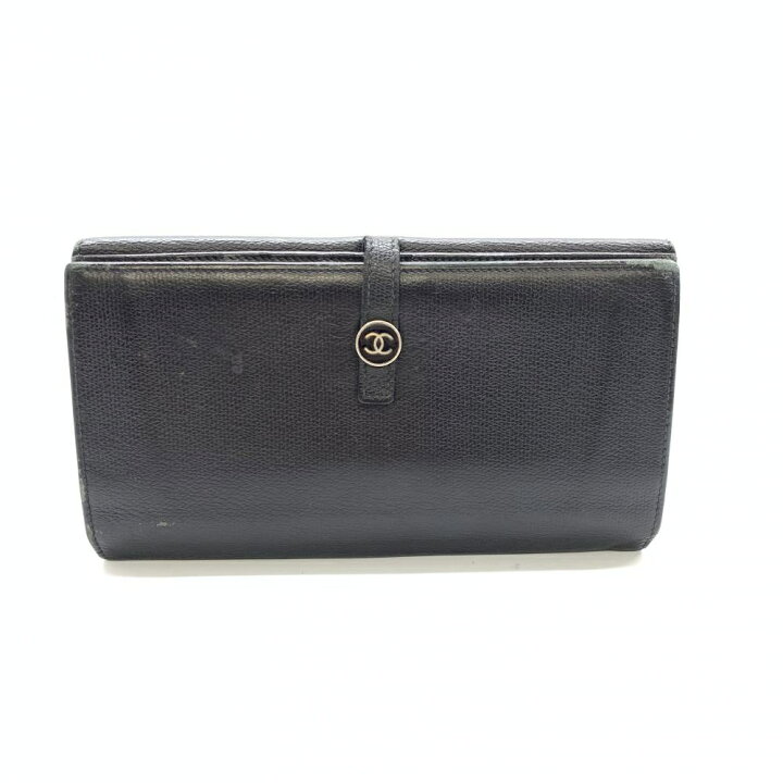 楽天市場】CHANEL シャネル A20905 ココボタン 二つ折り長財布 Wホック 