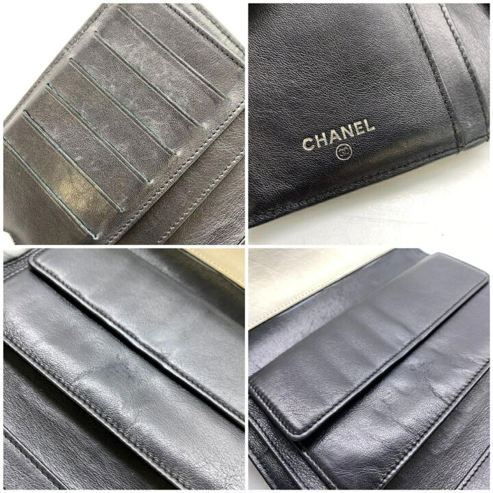 楽天市場】CHANEL シャネル ピコローレ 三つ折り長財布 レザー 