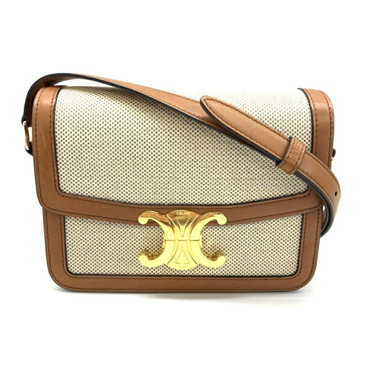 楽天市場】CELINE セリーヌ 188882EGC ティーン トリオンフ バッグ 
