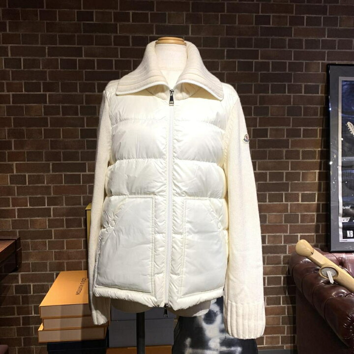 楽天市場】MONCLER モンクレール TRICOT CARDIGAN ニット 切替ダウン 