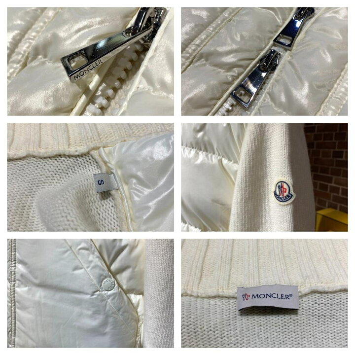 楽天市場】MONCLER モンクレール TRICOT CARDIGAN ニット 切替ダウン 