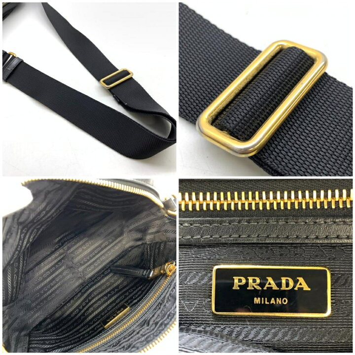 楽天市場】PRADA プラダ 1BH089 ナイロン ショルダーバッグ クロス 
