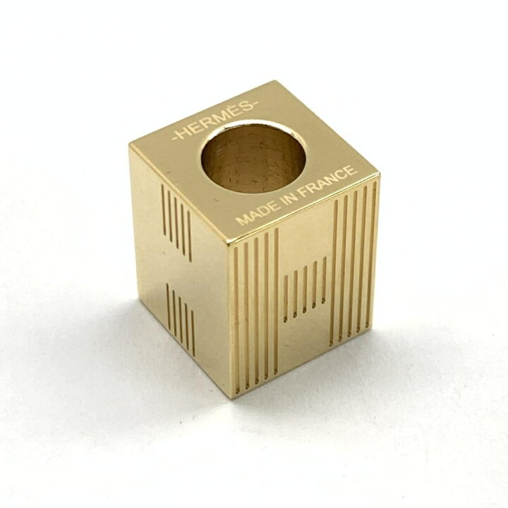 楽天市場】HERMES エルメス スカーフリング CUBE TOTEM キューブ 