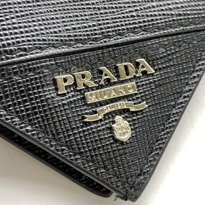 楽天市場】PRADA プラダ 2MV836 サフィアーノレザー 二つ折り長財布 