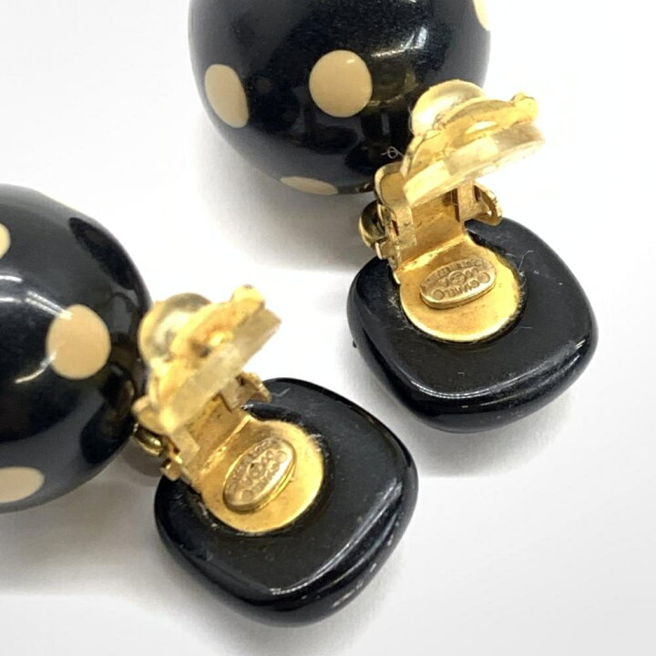 楽天市場】CHANEL シャネル ボールイヤリング ドット 水玉 ココマーク 