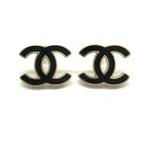 楽天市場】CHANEL ピアス ブラックの通販