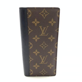 LOUIS VUITTON ルイヴィトン M69410 ポルトフォイユ ブラザ モノグラム・マカサー ブラウン ブラック 二つ折り長財布 管理RT43851