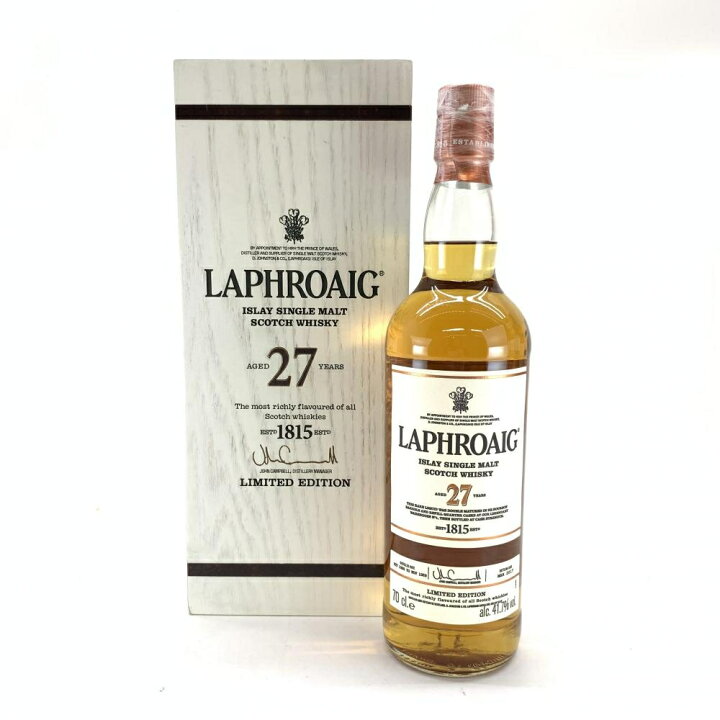 楽天市場】LAPHROAIG ラフロイグ 27年 リミテッドエディション 700ml 