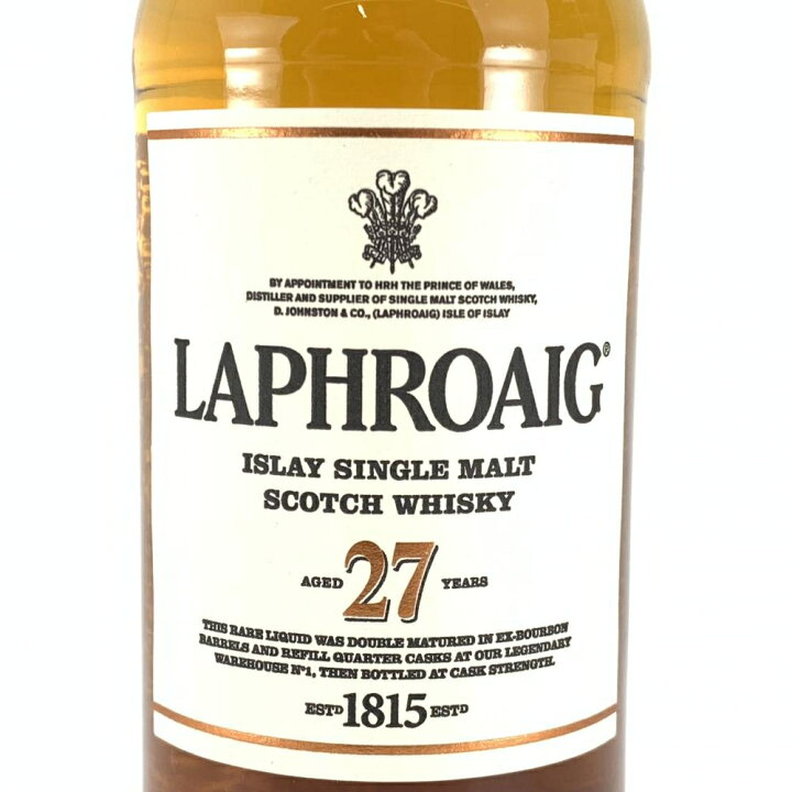 楽天市場】LAPHROAIG ラフロイグ 27年 リミテッドエディション 700ml 