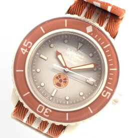 Swatch SO35N100 Blancpain x Swatch スウォッチ×ブランパン Bioceramic Scuba Fifty Fathoms バイオセラミック スクーバ フィフティ ファゾムス アークティック オーシャン 管理YI44804