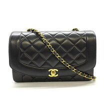 楽天市場】chanel ラムスキンダイアナチェーンショルダーバッグの通販