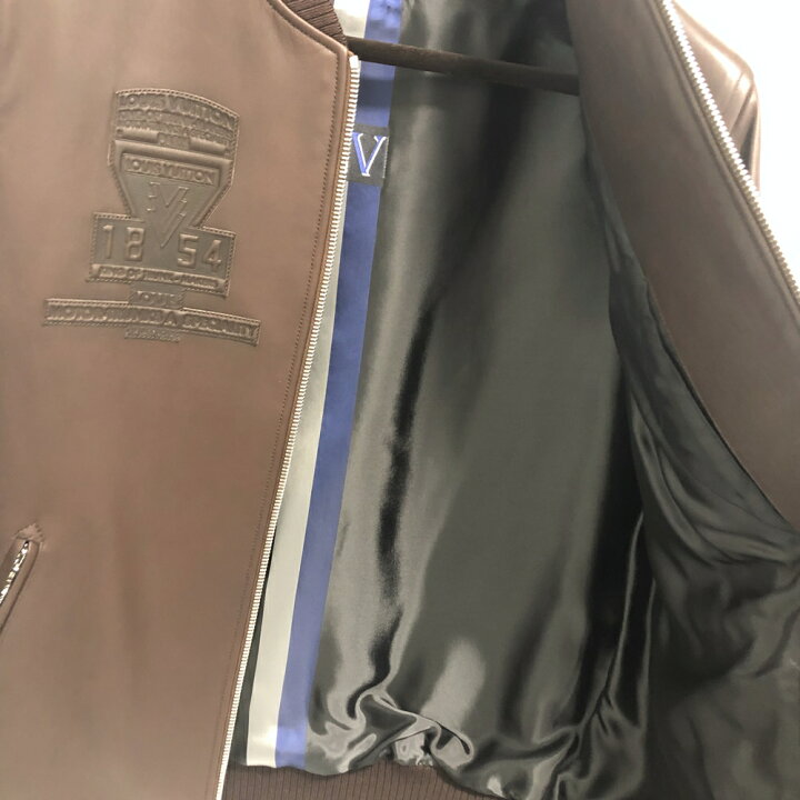 楽天市場】ルイヴィトン【Louis Vuitton】革ジャン モータートランクス 