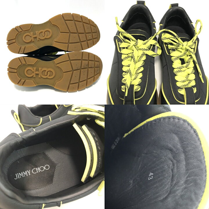 楽天市場】ジミーチュウ【Jimmy Choo】スニーカー サイズ43 ブラック 