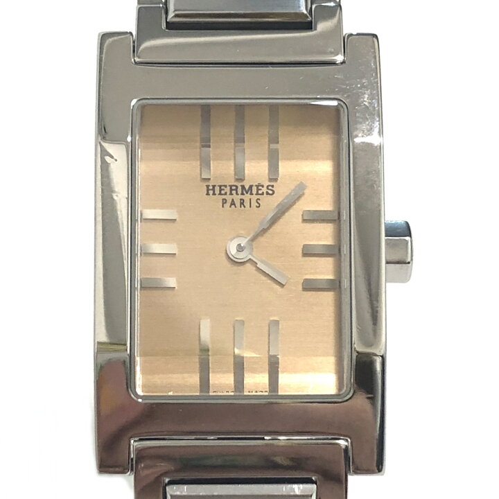 楽天市場】エルメス【HERMES】タンデム TA1.210 腕時計 オレンジ文字盤  