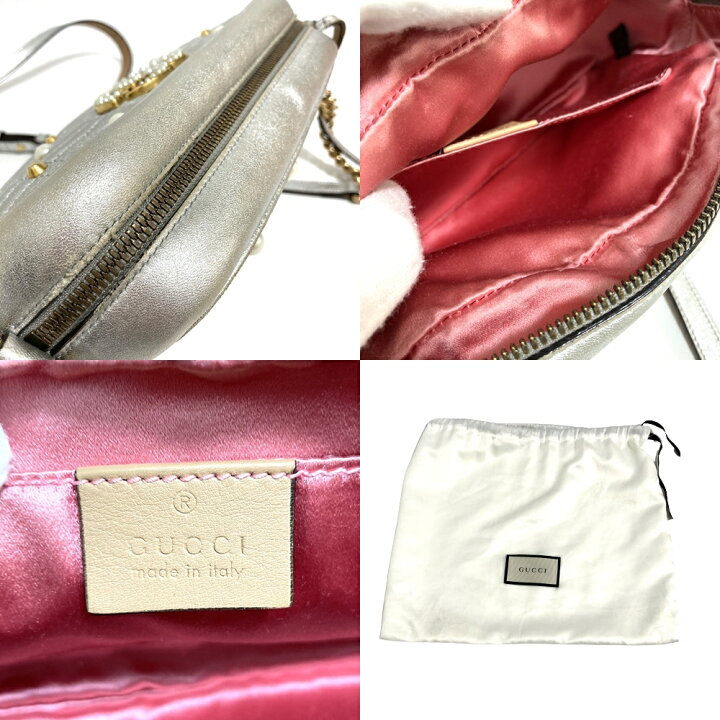楽天市場】グッチ 【GUCCI】ミニショルダーバッグ GGマーモント 