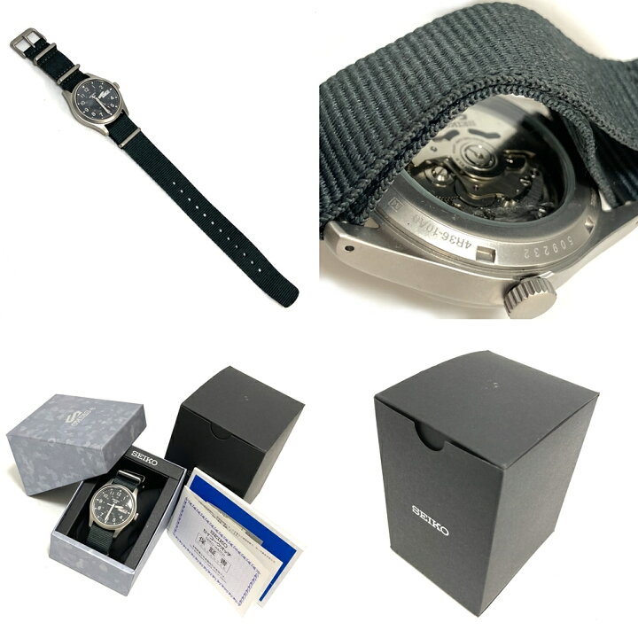 楽天市場】セイコー【SEIKO】4R36-10A0 自動巻き 黒文字盤 メンズ 