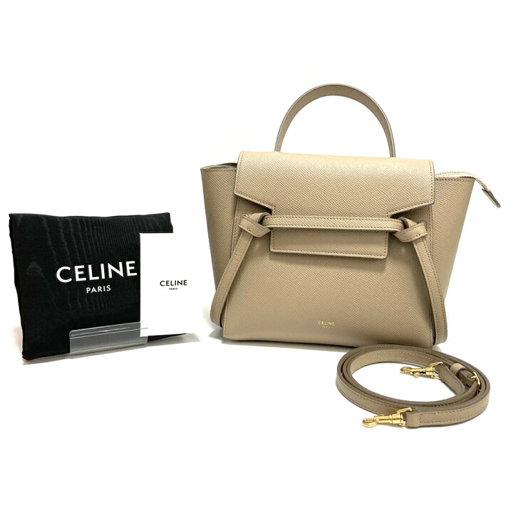 楽天市場】セリーヌ【CELINE】ベルトバッグ ナノ ハンドバッグ 2way  