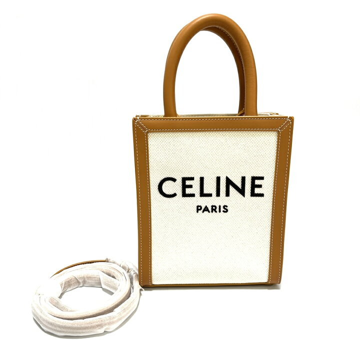 楽天市場】Celine【セリーヌ】ミニ バーティカル カバ ナチュラル タン  