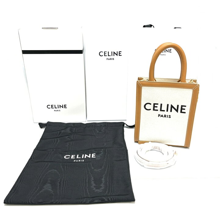 楽天市場】Celine【セリーヌ】ミニ バーティカル カバ ナチュラル タン  