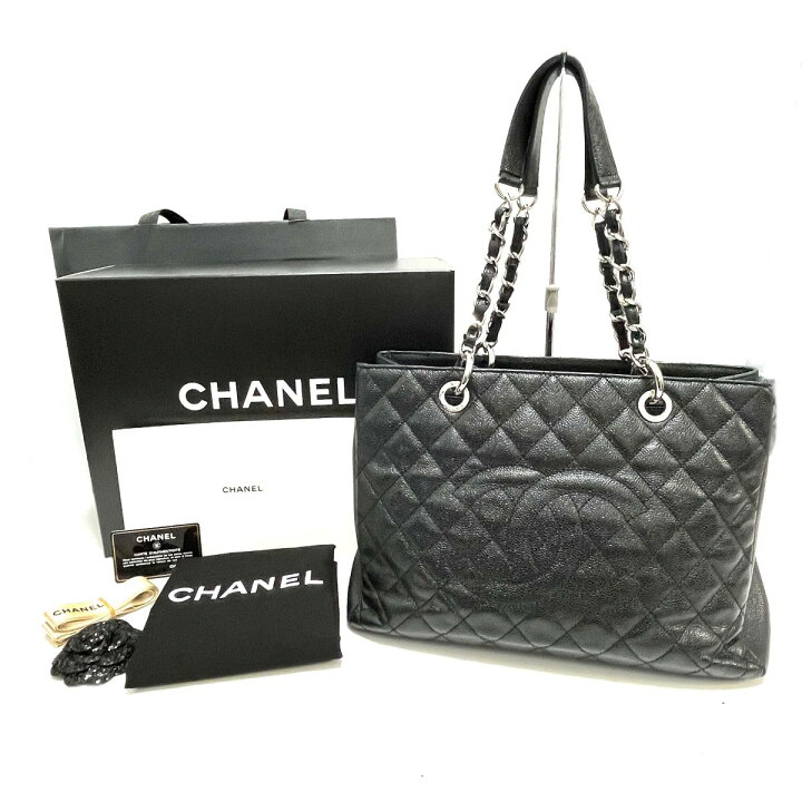 楽天市場】シャネル【CHANEL】A50995 GSTチェーントート キャビア 