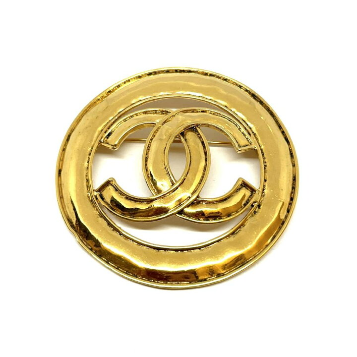楽天市場】 シャネル【CHANEL】ヴィンテージ ブローチ ゴールド 金  