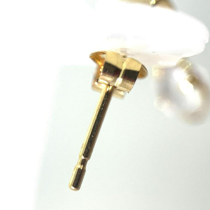 楽天市場】【レターパックで発送】K18 ピアス 石付き ゴールド 
