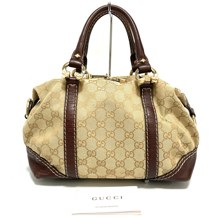 楽天市場】グッチ【GUCCI】189893 212792 GGキャンバス ハンドバッグ 