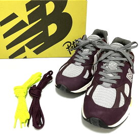 ニューバランス【new balance】Patta × New Balance 991V2 "Dark Purple"　パタ × ニューバランス 991V2 "ダークパープル" スニーカー 27.5cm 【かんてい局亀有店】