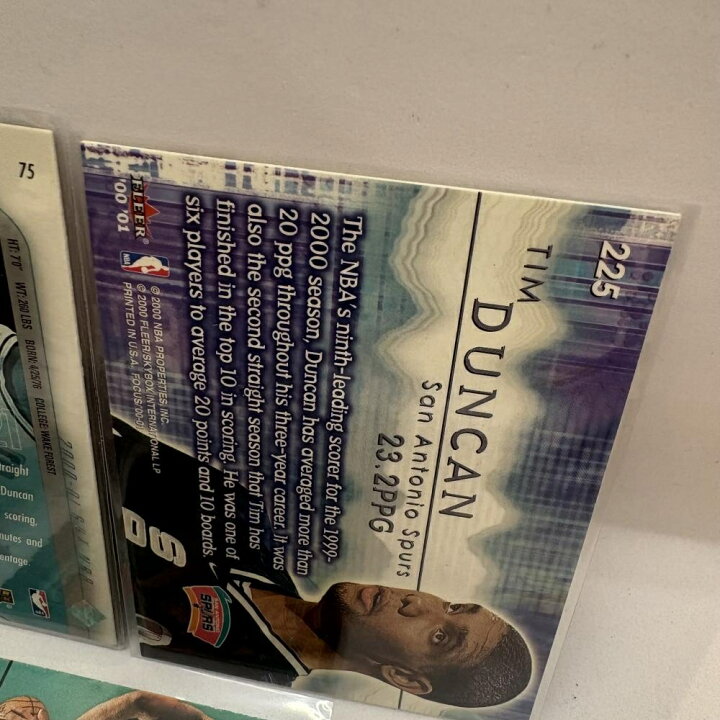楽天市場】【中古】upper deck fleer NBAカード トレカ TIM DUNCAN 