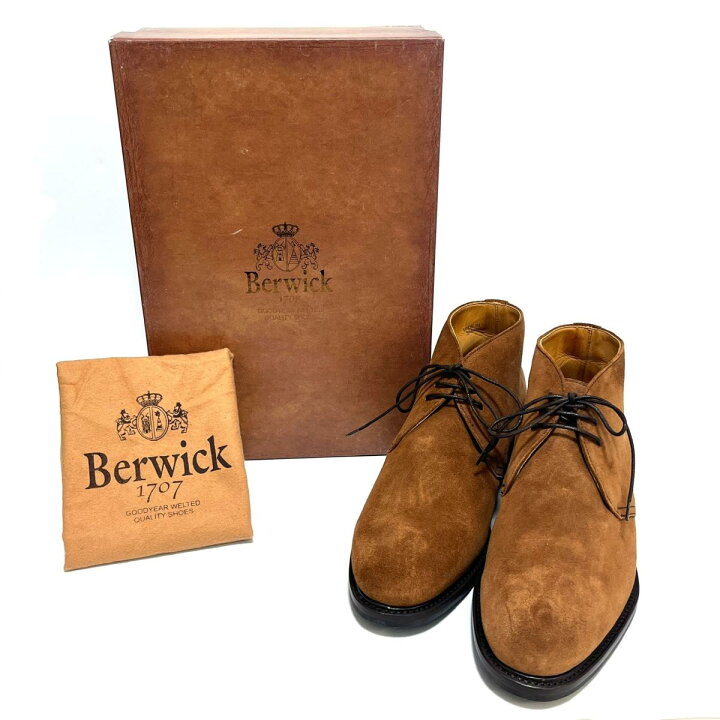 楽天市場】【Berwick 1707】 バーウィック チャッカブーツ スエード 