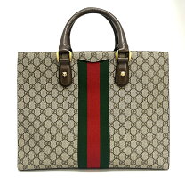 楽天市場】gucci バッグ シェリーライン トート（バッグ｜バッグ・小物 