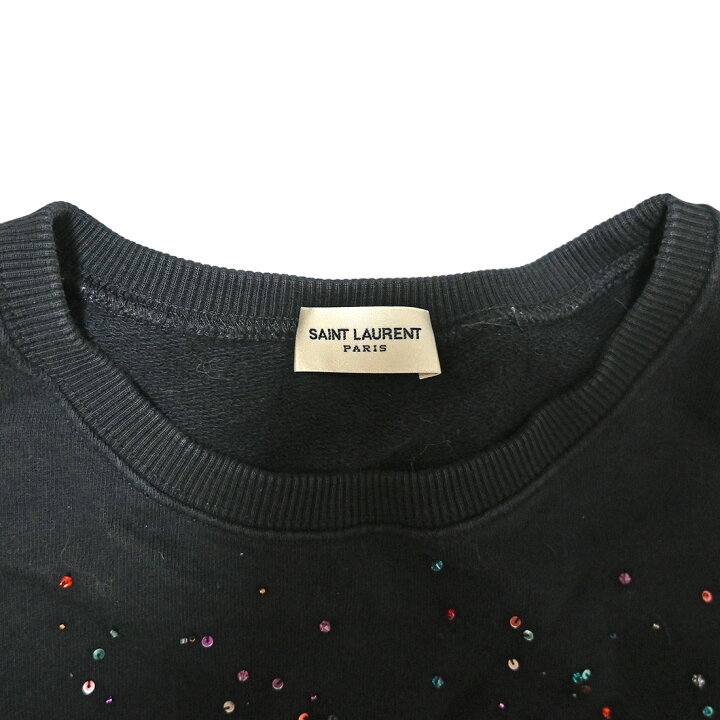 楽天市場】SAINT LAURENT【サンローラン】スパンコールクルーネック 
