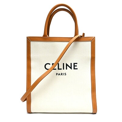 CELINE【セリーヌ】スモールバーティカルカバ192082BNZ.02NT2WAYバッグキャンバスカーフスキンレディース【中古】【松戸店】