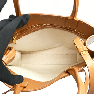 CELINE【セリーヌ】スモールバーティカルカバ192082BNZ.02NT2WAYバッグキャンバスカーフスキンレディース【中古】【松戸店】