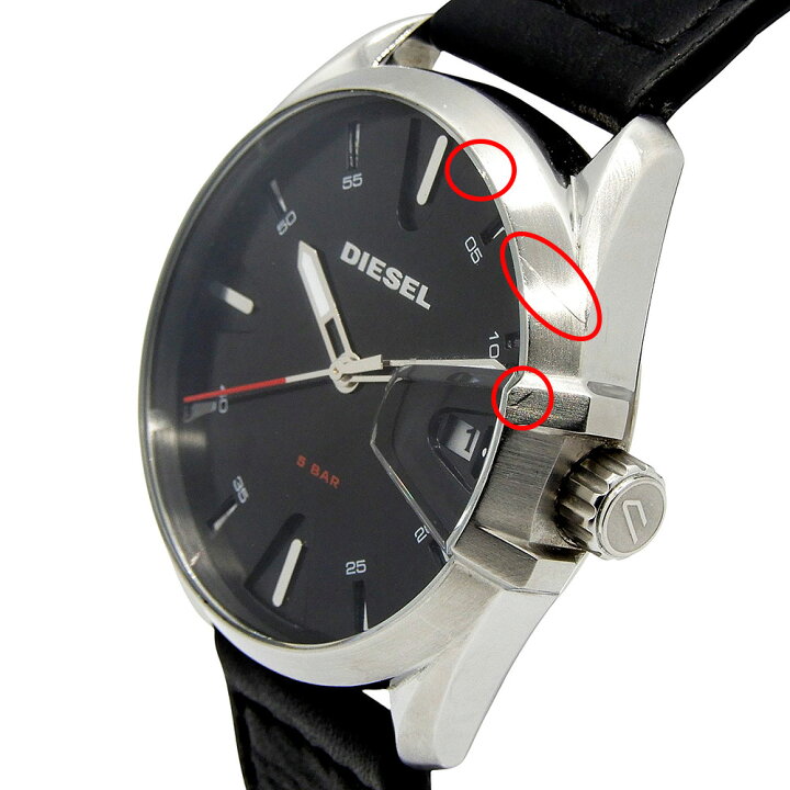 楽天市場】DIESEL【ディーゼル】 腕時計 DZ-1862 クォーツ 黒文字盤 