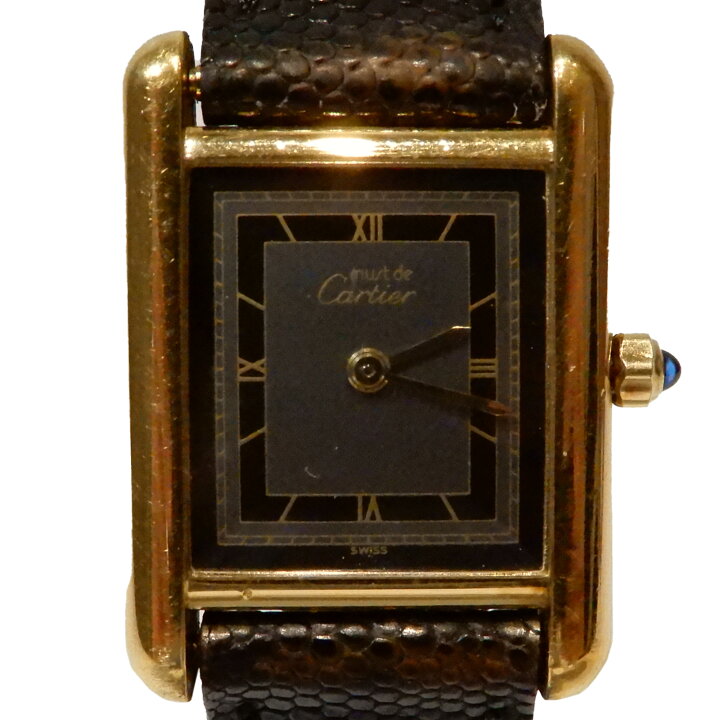 楽天市場】Cartier【カルティエ】マストタンク ヴェルメイユ クォーツ  