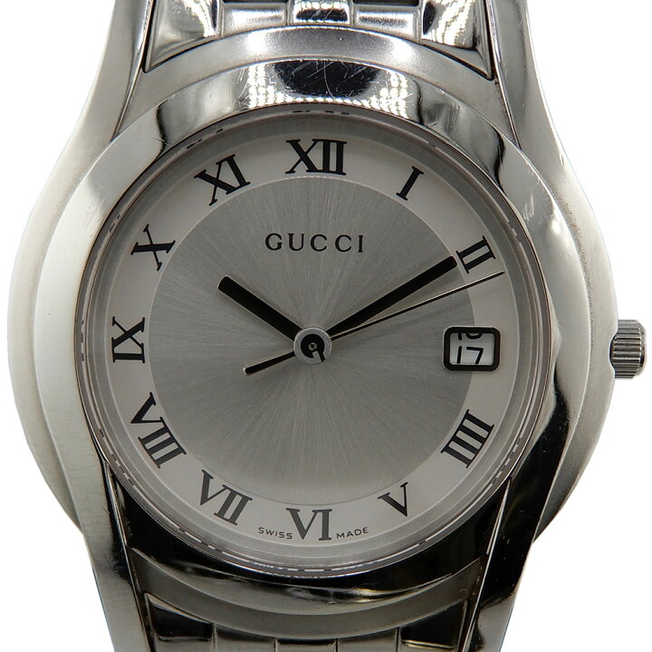 楽天市場】GUCCI【グッチ】 腕時計 5500M ステンレススチール クオーツ 