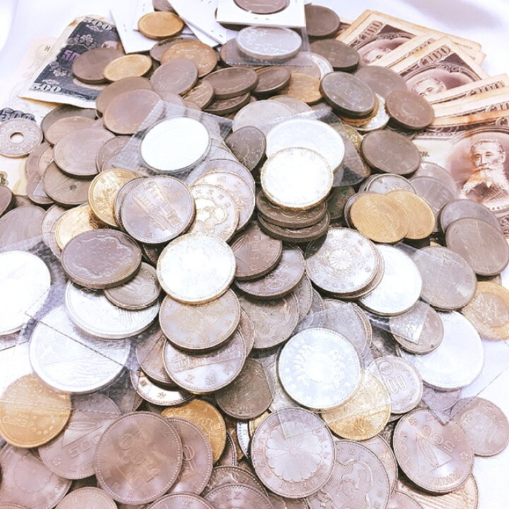 楽天市場】旧硬貨 旧紙幣 記念硬貨 20000円分 日本 500円などの 