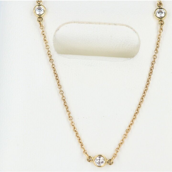 ■ティファニー【Tiffany&Co.】K18YG/750 バイザヤード ブレスレット 約/約 3Pダイヤモンド ダイヤモンド イエローゴールド レディース ブランド アクセサリー ギフト プレゼント 贈り物 お祝い【中古】h | 質屋かんてい局つくば 楽天市場店